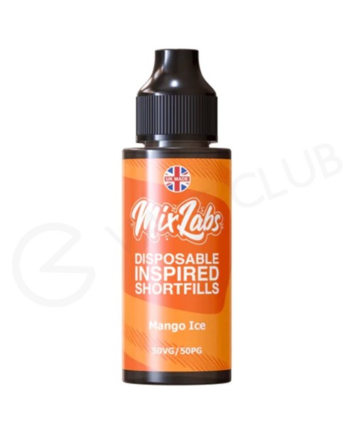 Mango Ice Shortfill E-Liquid by Mix Labs 100ml