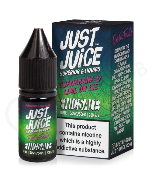 Guanabana & Lime On Ice Nic Salt E-Liquid by J...