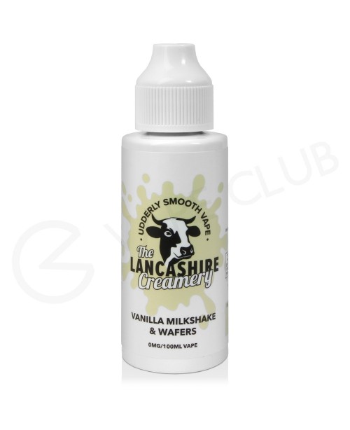 Vanilla Milkshake & Wafers Shortfill E-Liquid ...