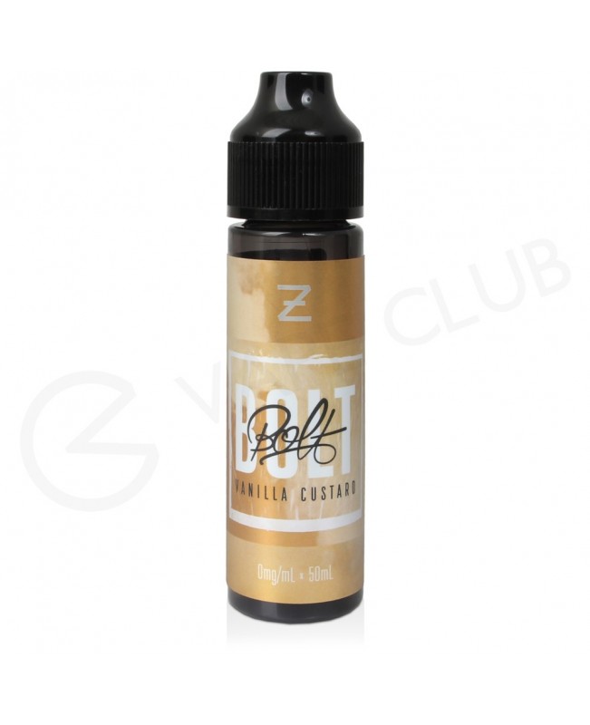 Vanilla Custard Shortfill E-Liquid by Bolt 50ml