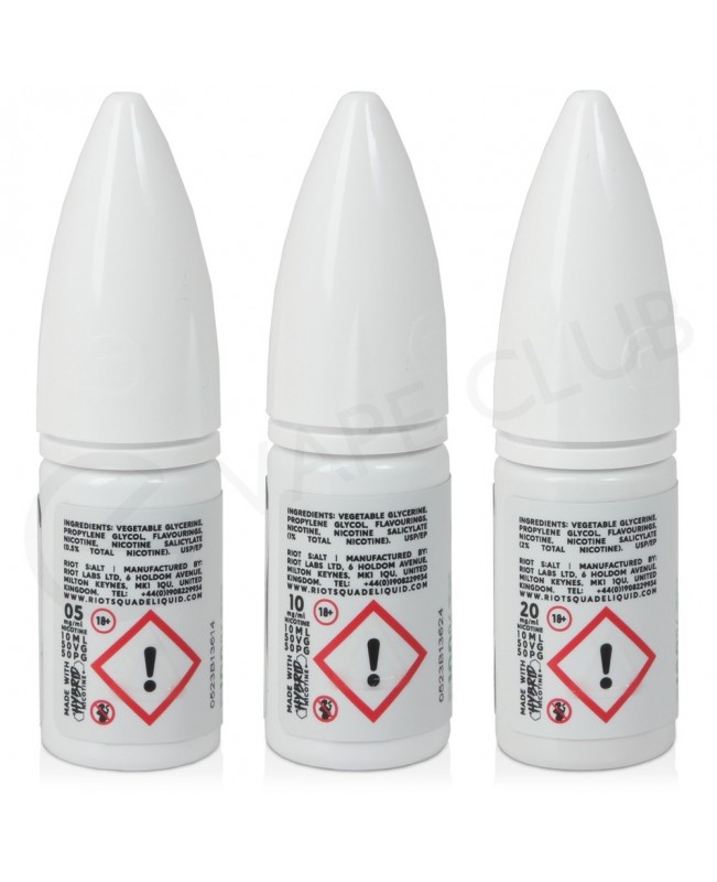 Menthol Ice Hybrid Salt E-Liquid by Riot Squad