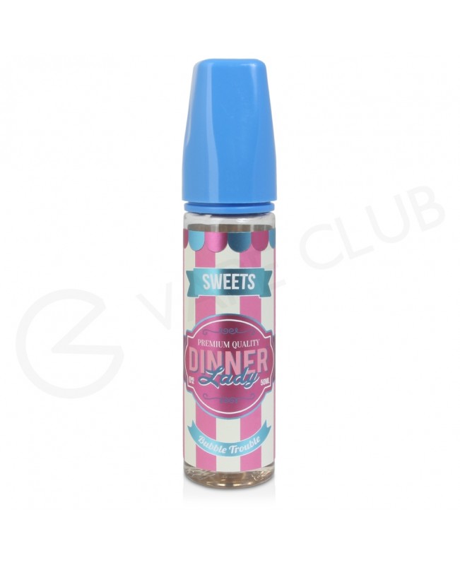 Bubble Trouble Shortfill E-Liquid by Dinner Lady Sweets 50ml