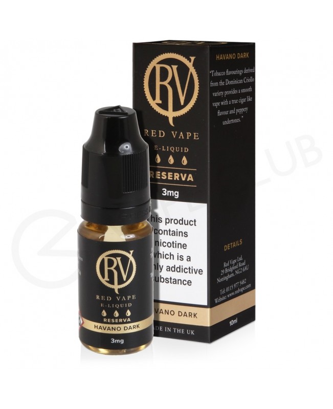 Havano Dark E-Liquid by Red Vape