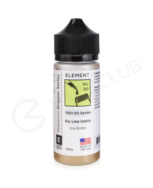 Key Lime Cookie Dripper Shortfill E-Liquid by Element 100ml