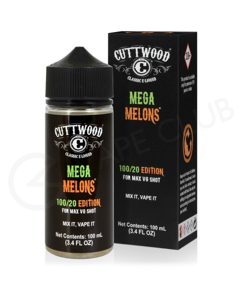 Mega Melons Shortfill E-Liquid by Cuttwood 100ml