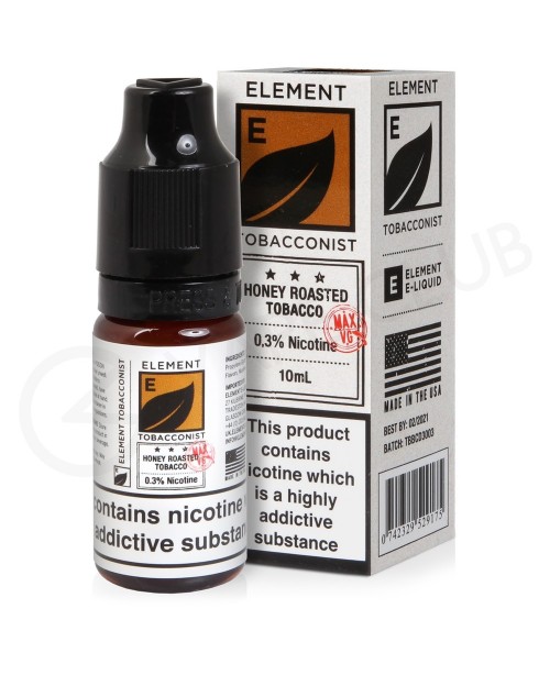 Honey Roast Tobacco High VG E-Liquid by Element To...