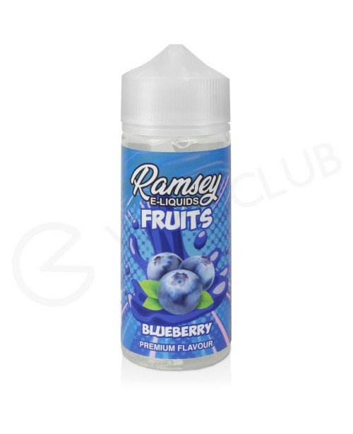 Blueberry Shortfill E-Liquid by Ramsey Fruits 100m...