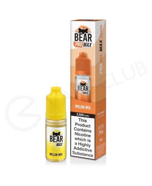 Melon Mix Nic Salt E-Liquid by Bear Pro Max