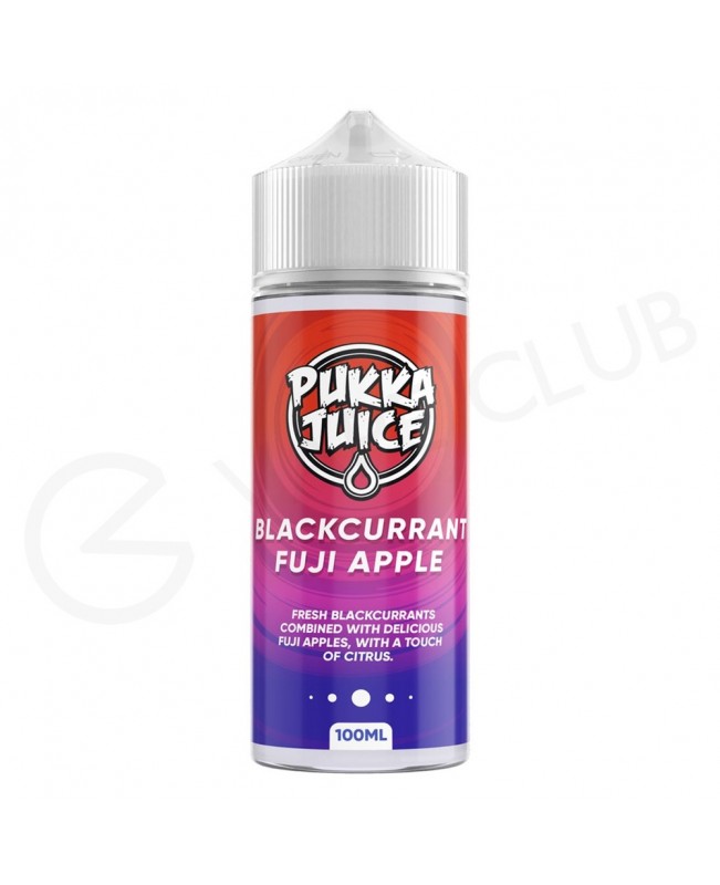 Blackcurrant & Fuji Apple Shortfill E-Liquid by Pukka Juice 100ml