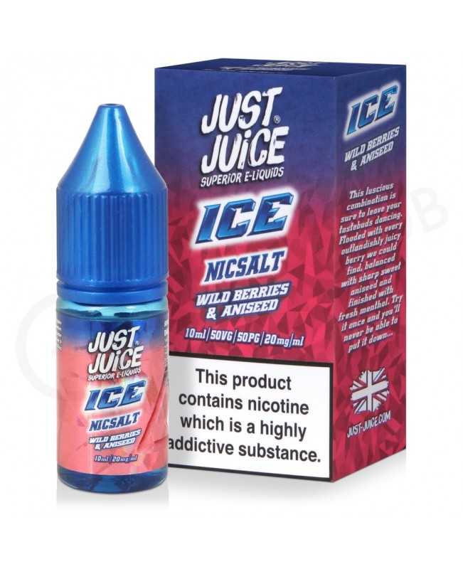 Wild Berries & Aniseed Nic Salt E-Liquid  by Just Juice Ice