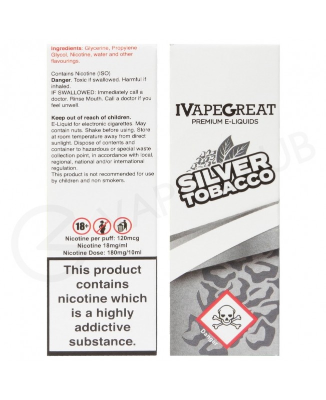 Tobacco Silver E-Liquid by IVG 50/50