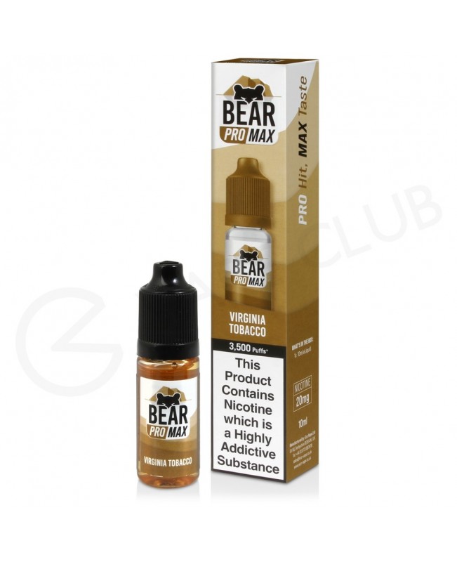 Virginia Tobacco Nic Salt E-Liquid by Bear Pro Max