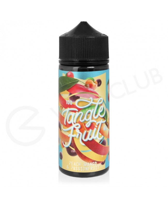 Peach Mango & Passion Fruit Shortfill E-Liquid by Tangle Fruits 100ml