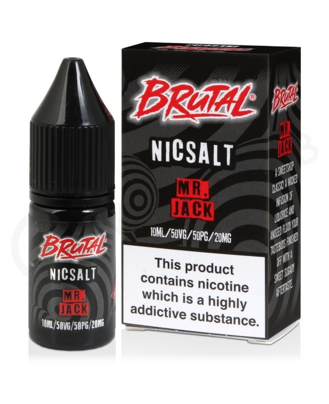 Mr Jack Nic Salt E-Liquid by Brutal