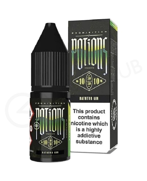 Bathtub Gin Nic Salt E-Liquid by Potions