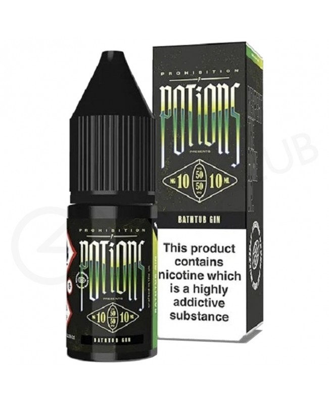 Bathtub Gin Nic Salt E-Liquid by Potions