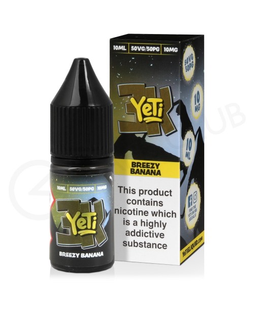 Breezy Banana E-Liquid by Yeti 3K Bar Salt