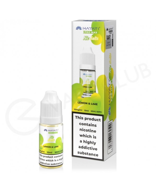 Lemon & Lime E-Liquid by Hayati Pro Max Nic Salts