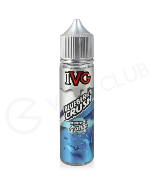 Blueberry Crush Shortfill E-liquid by IVG Menthol ...