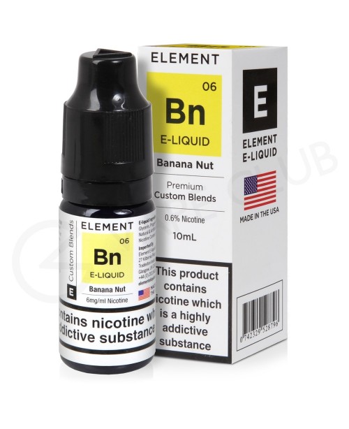 Banana Nut E-Liquid by Element 50/50