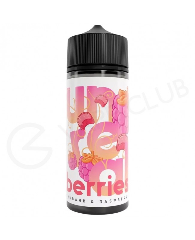 Rhubarb & Raspberry Shortfill E-Liquid by Unreal Berries 100ml