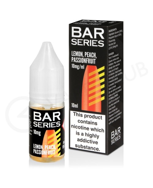 Lemon Peach Passionfruit Nic Salt E-Liquid by Bar ...