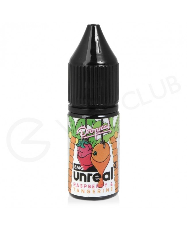 Raspberry Tangerine Nic Salt E-Liquid by Unreal 3