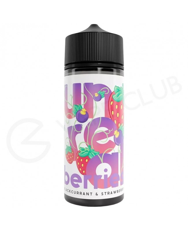 Blackcurrant & Strawberry Shortfill E-Liquid by Unreal Berries 100ml