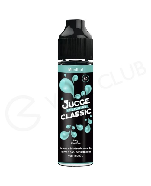 Menthol Shortfill E-Liquid by Jucce 50ml