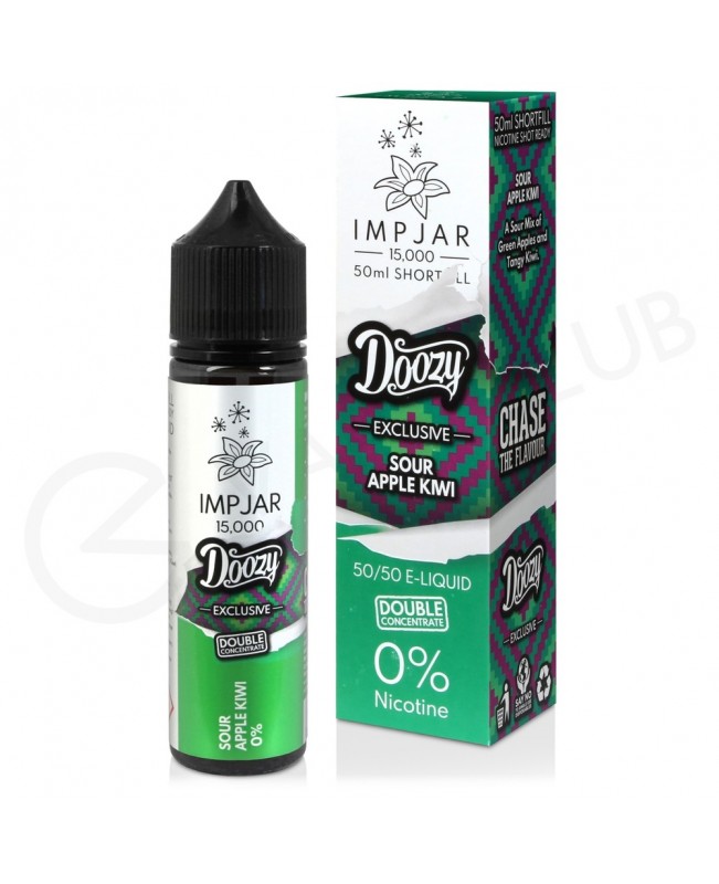 Sour Apple Kiwi Shortfill E-Liquid by Imp Jar & Doozy 50ml