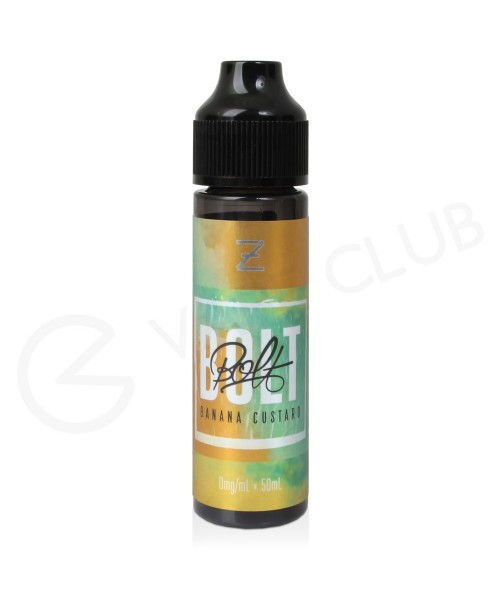 Banana Custard Shortfill E-Liquid by Bolt 50ml