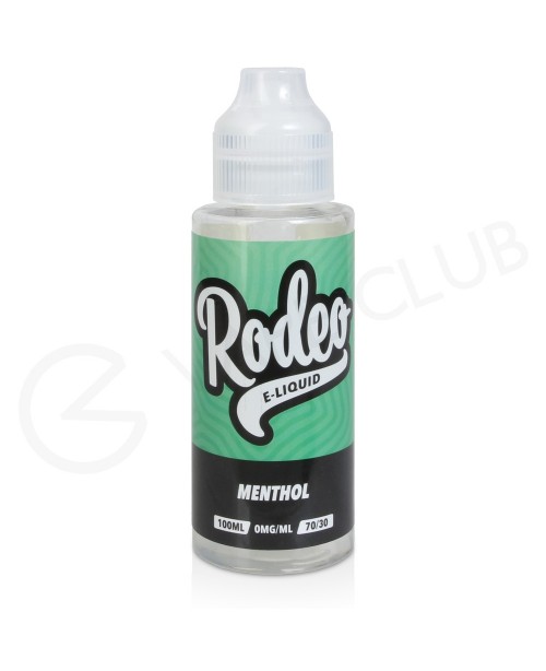 Menthol Shortfill E-liquid by Rodeo 100ml