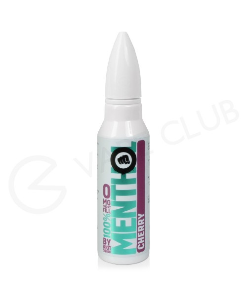 Cherry Menthol Shortfill E-Liquid by Riot Squad