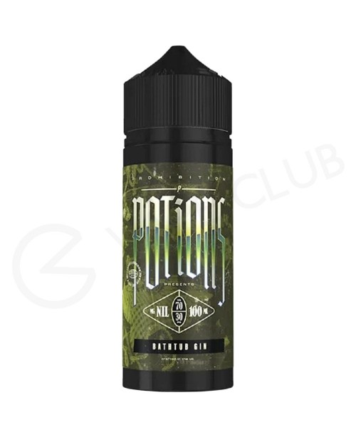 Bathtub Gin Shortfill E-Liquid by Potions 100ml