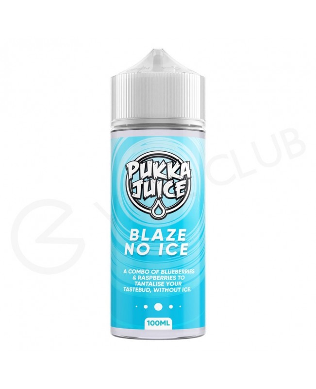 Blaze No Ice Shortfill E-Liquid by Pukka Juice 100ml