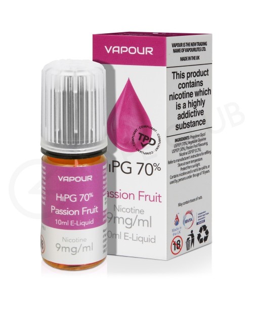 Passion Fruit E-Liquid by Vapour