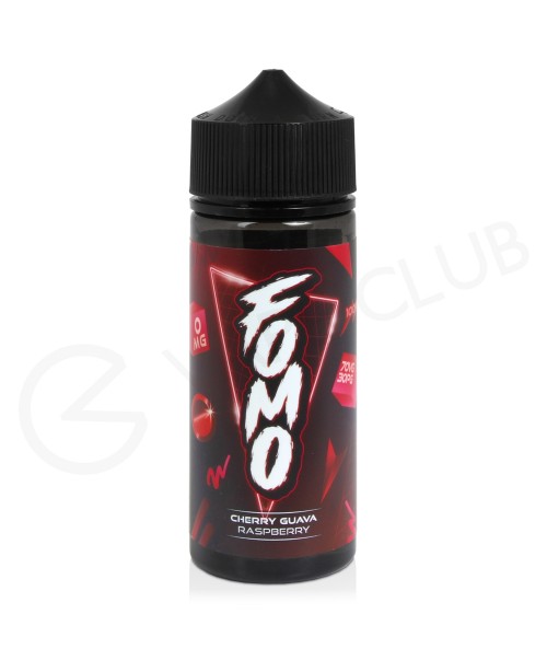 Cherry Guava Raspberry Shortfill E-Liquid by Fomo ...