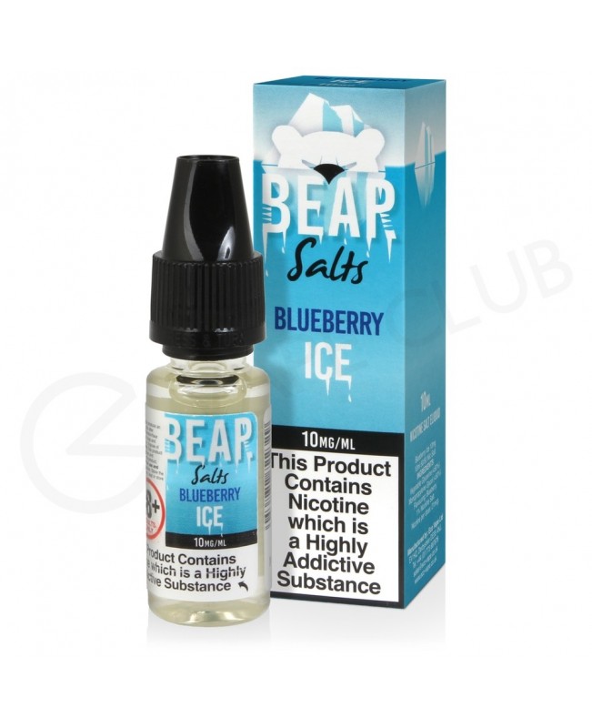 Blueberry Ice Nic Salt E-Liquid by Bear Salts