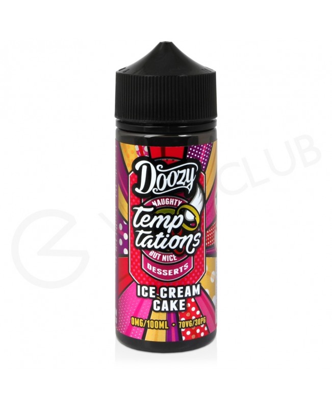 Ice Cream Cake Shortfill E-Liquid by Doozy Temptations 100ml