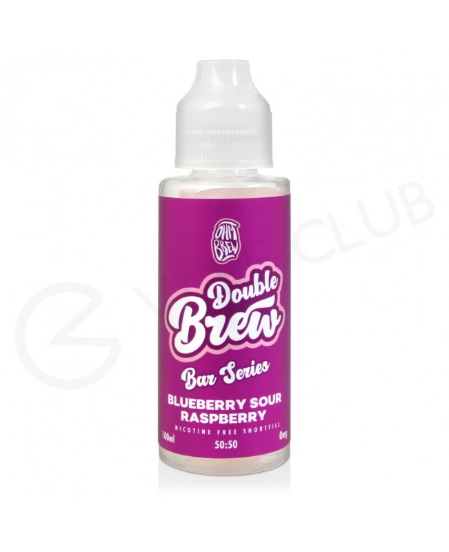 Blue Sour Raspberry Shortfill E-Liquid by Double Brew Bar Series 100ml