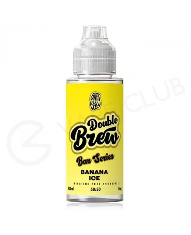 Banana Ice Shortfill E-Liquid by Double Brew Bar Series 100ml