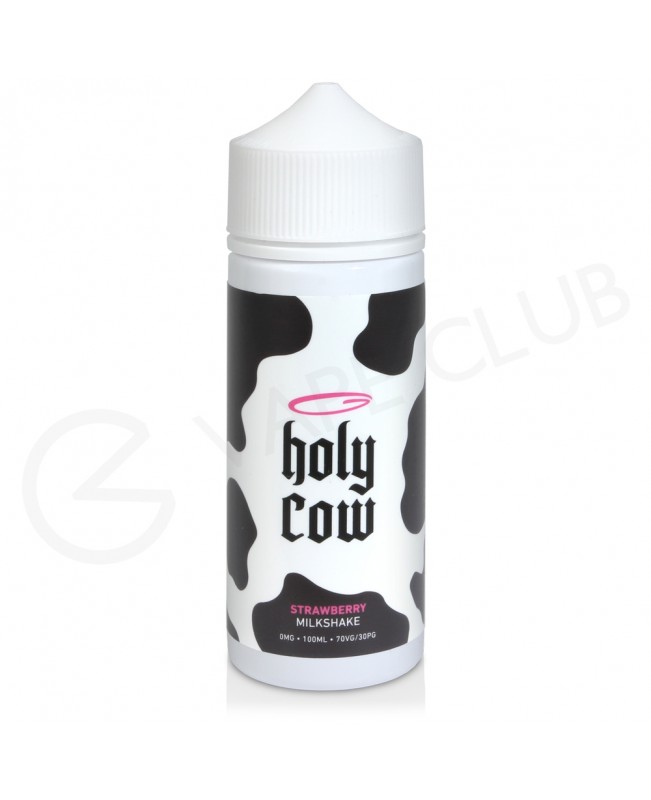 Strawberry Milkshake Shortfill E-Liquid by Holy Cow 100ml