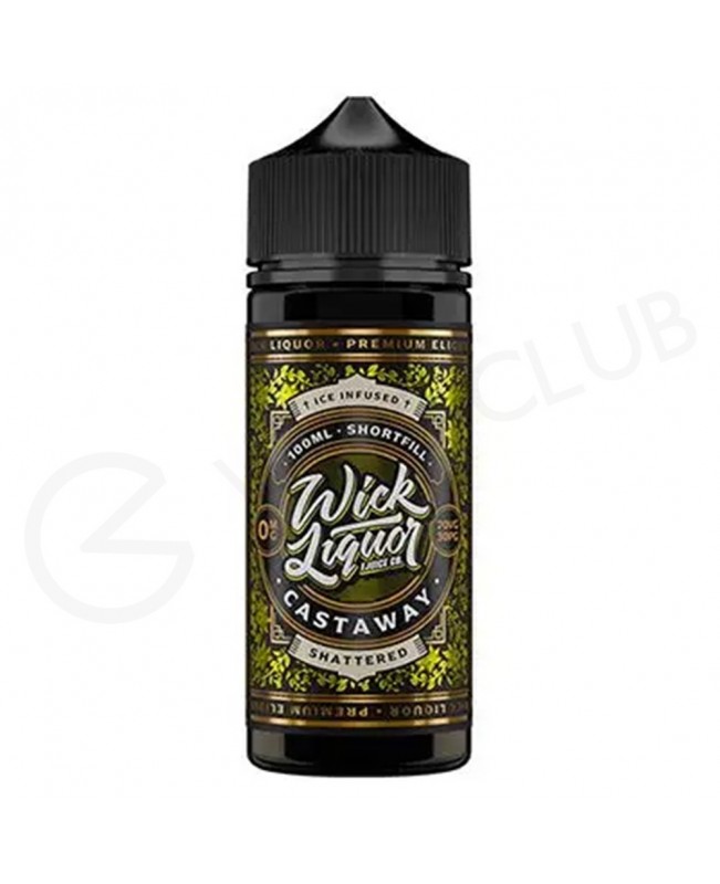 Castaway Shattered Shortfill E-Liquid by Wick Liquor 100ml