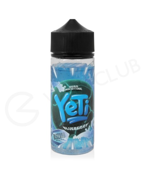 Blueberry Shortfill E-Liquid by Yeti Blizzard 100m...