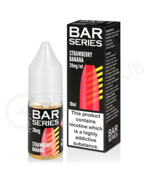 Strawberry Banana Nic Salt E-Liquid by Bar Series