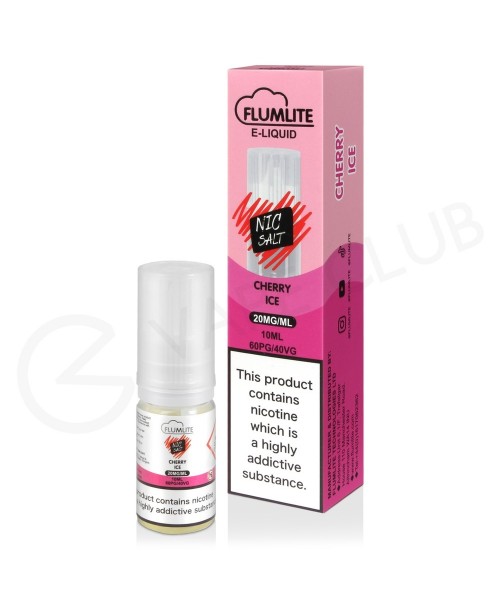 Cherry Ice Nic Salt E-Liquid by Flumlite