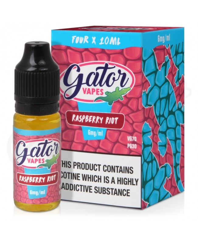 Raspberry Riot E-Liquid by Gator Vapes