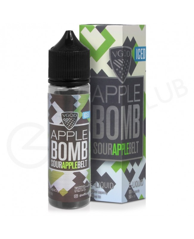 Apple Bomb Iced Shortfill E-Liquid by VGOD Bomb Line 50ml