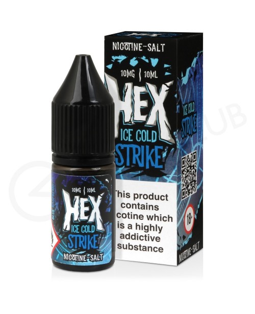 Ice Cold Strike Nic Salt E-Liquid by Hex