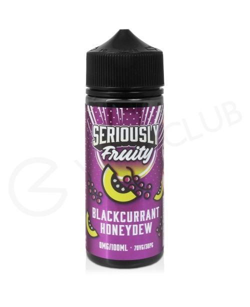 Blackcurrant Honeydew Shortfill E-Liquid by Seriou...